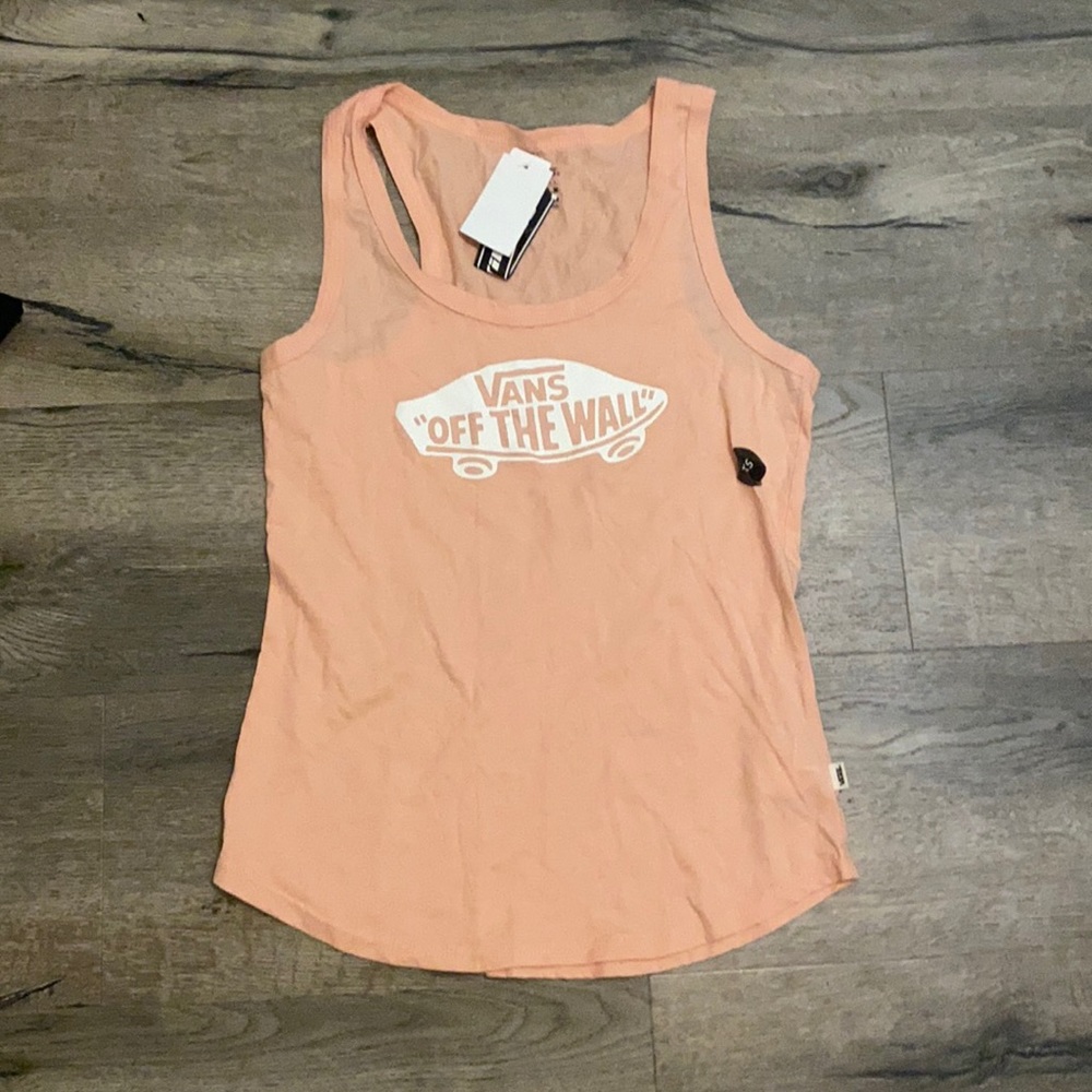 Pink vans tank top originally bought at Tillys